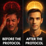 Before and after mental clarity comparison from following the men's health protocol