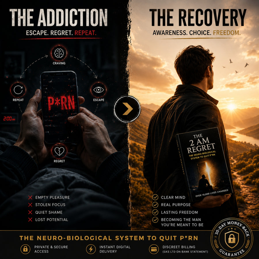Comparing the addiction cycle versus recovery freedom in the men's health protocol