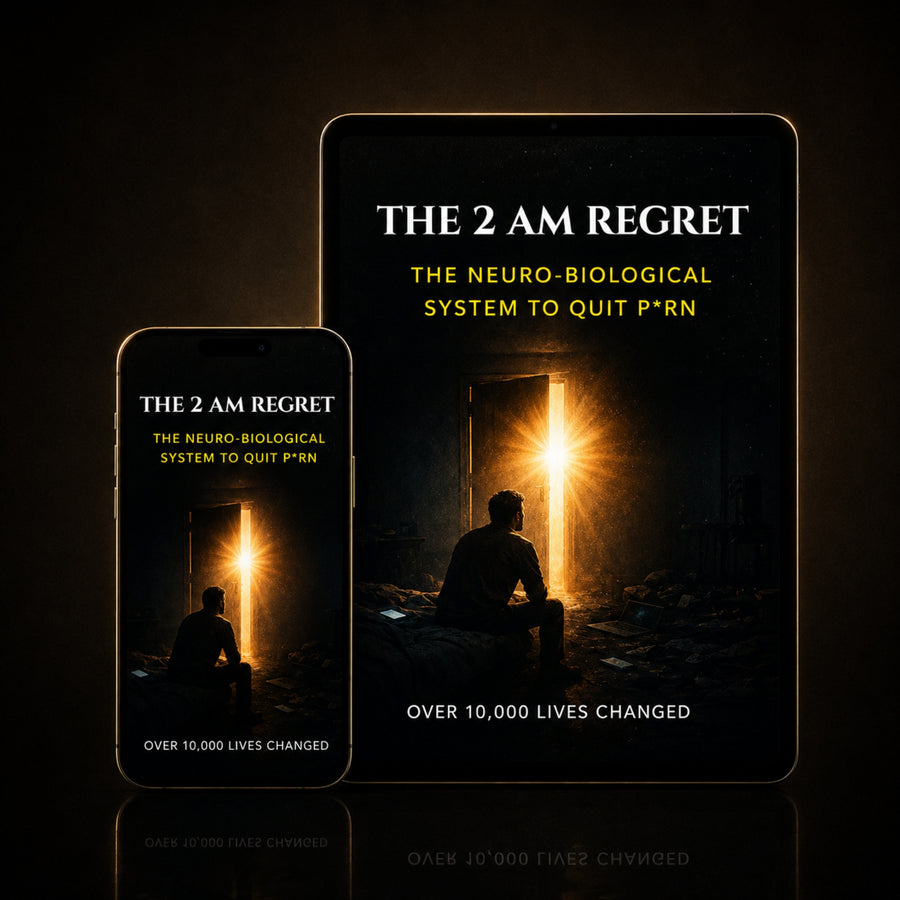 The 2 AM Regret men's health ebook displayed on phone and tablet